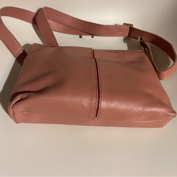 Hammitt VIP MED crossbody/clutch in dusty rose leather & gold hardware. New. - Picture 3 of 6